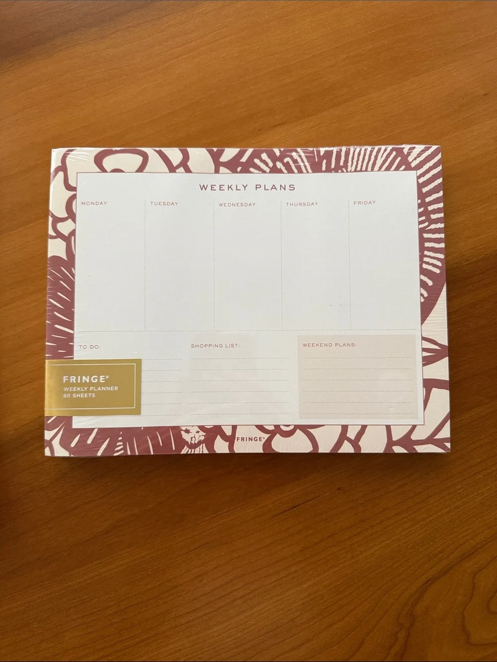 Fringe Studio Mushroom Notebook & Weekly Planner Desk Pad Set